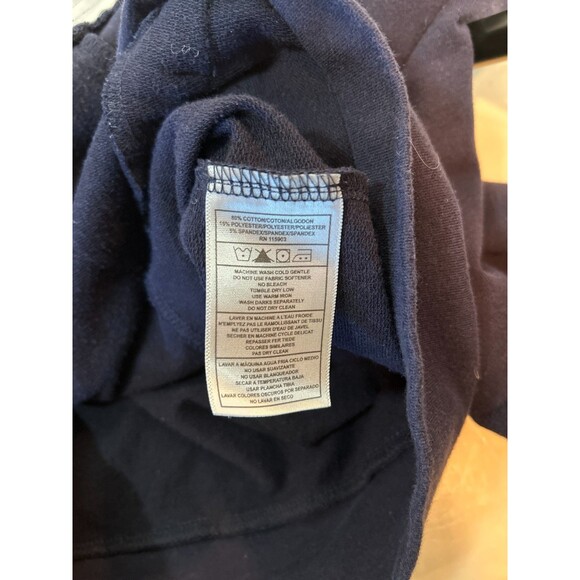 Bermuda Sands Pullover Navy Blue Zip Light Jacket Women’s Large EUC - Picture 3 of 4